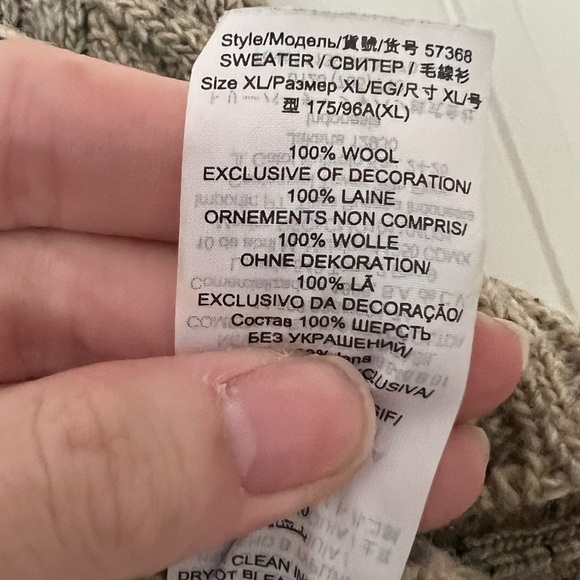 Tory Burch Wool Camel Chunky Turtleneck Sweater - Picture 11 of 11